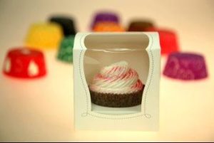 Cupcake window box/100 pcs